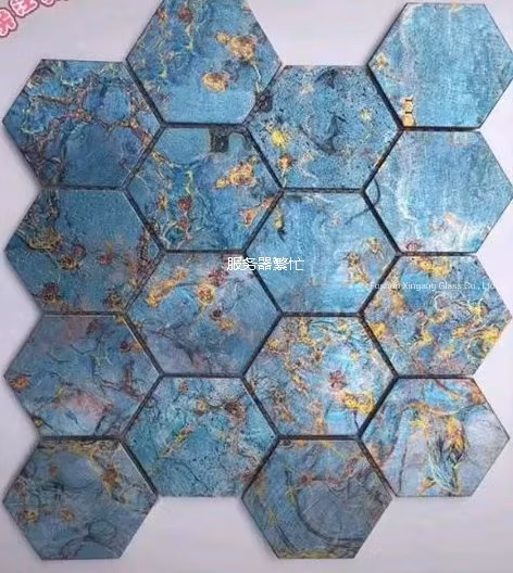 Carreau de mosaïque murale, matériau décoratif, art mural 3D